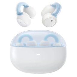 Casti fara fir True Wireless Stereo Baseus AirGo 1, Bluetooth 5.3, microfon incorporat, alb