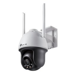 Camera IP TP-LINK VIGI, Wi-Fi, Pan Tilt, pt. exterior, dist. IR 30 m, tip lentila fixa 4 mm, 4 Mpx, 1 x RJ45 10-100M, carcasa plastic, VIGI C540-W(4mm), Alba