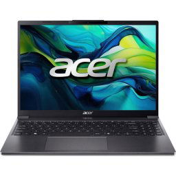Laptop Acer Aspire Go 15, Intel Core i5-1334U, 15.3" WUXGA, 16GB RAM 512GB SSD, Iris Xe Graphics, gri (INT Keyboard)