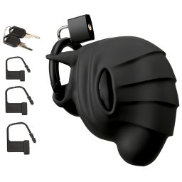 Black Velvets Cock & Ball Cage Black