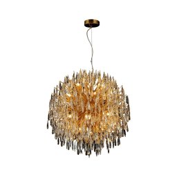 Lustră de cristal pe cablu 24xG9/40W/230V auriu