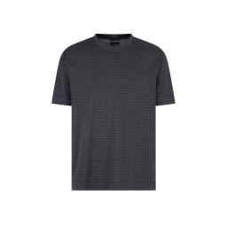 EMPORIO ARMANI T-Shirt EM000787AF12916 FC176 logo jacquard black/