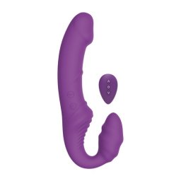 ToyJoy Edite de Designer Nymphea Strap-on Vibrator fara Chingi Placere Impartasita in Cuplu