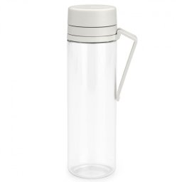 Sticla Brabantia Make&Take 1006280, 500 ml, Cu filtru, Protectie impotriva scurgerilor, Deschidere larga, Transparent/Gri deschis