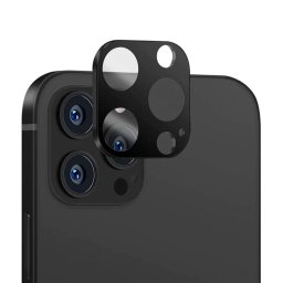 Camera Techsuit Full Camera Glass - Folie protecție cameră din Sticlă securizată - compatibil cu Apple iPhone 11 Pro / 11 Pro Max - culoare Negru