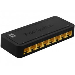 Switch Comutator FEU-0812, 8 porturi, Negru