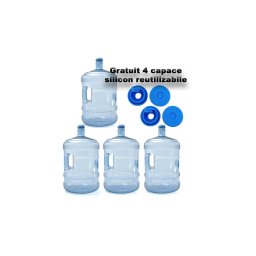 4 Bidon 19 litri + 4 Capace Silicon