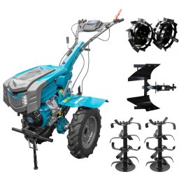 Motocultor profesional Dakard DKD1010D New Benzina 16CP + Roti metalice + Plug reversibil