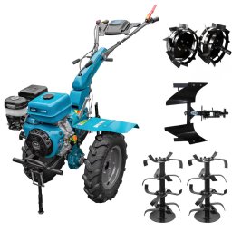 Motocultor profesional Dakard DKD1010D Benzina 16CP + Roti metalice + Plug reversibil