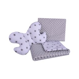 Medi Partners Set of a quilt with a pillow for a stroller