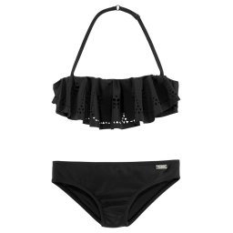 BUFFALO Costum de baie două piese 'Split Buf' negru