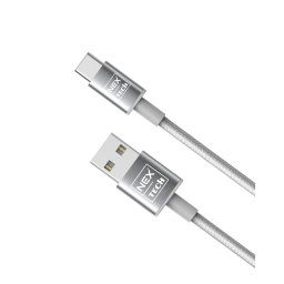 Cablu de date / Ã®ncÄrcare NEX TECH Type C Premium 1m Transfer date Incarcare Sincronizare flexibil Compatibilitate Universala Gri