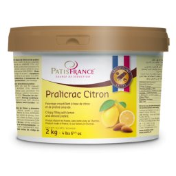Crema Crocanta Praline cu Lamaie, Pralicrac Citron PatisFrance, 2 kg