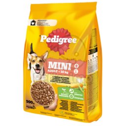 Pedigree Mini Adult - pasăre, legume 500 g