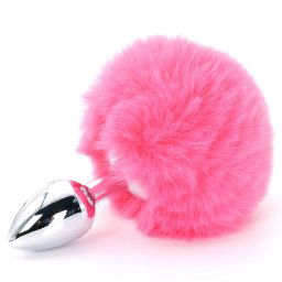 ToyJoy Happiness Enchanting Bunnytail Buttplug Pink