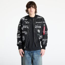 Jacheta Alpha Industries MA-1 Peace Black