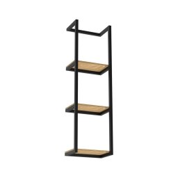Suport de perete pentru prosoape 78x23 cm negru