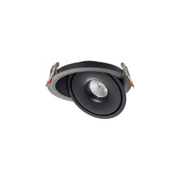 LED spot încastrat 20W 230V 3000/4000/6400K Ø16,5 cm negru