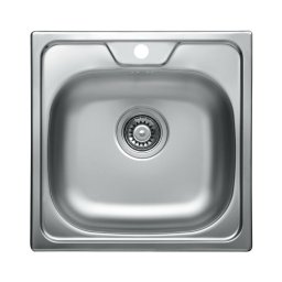 ALVEUS 1074634 - Chiuvetă de bucătărie ALLUX 48 x 48 cm, inox satinat