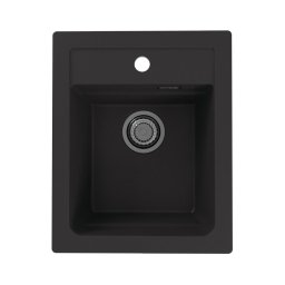 Chiuvetă de bucătărie ALVEUS 1139771 ATROX 50x40 cm negru