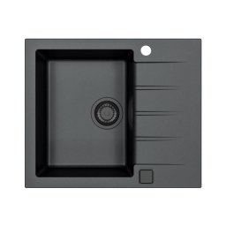 Chiuvetă de bucătărie ALVEUS 1148158 CADIT 59x50 cm negru