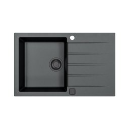 Chiuvetă de bucătărie ALVEUS 1148159 CADIT 79x50 cm negru