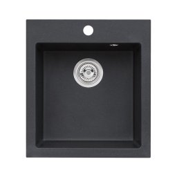 Chiuvetă de bucătărie ALVEUS 1133432 CORTINA 50x45 cm negru