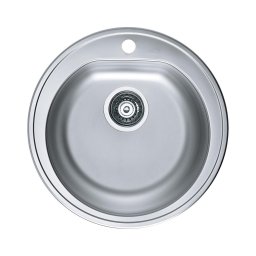 ALVEUS 1116756 - Chiuvetă de bucătărie FORM Ø 51 cm, inox satinat, adâncime 18,5 cm