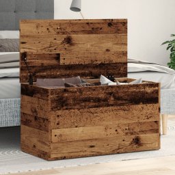 Cufar de depozitare, lemn vechi, 84x42x46 cm, lemn prelucrat GartenMobel Dekor