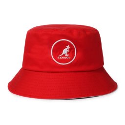 Kangol, palarie rosie cotton bucket