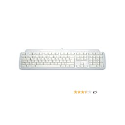 Tastatura FK302-UK, USB, Cu fir, Layout UK, Alb