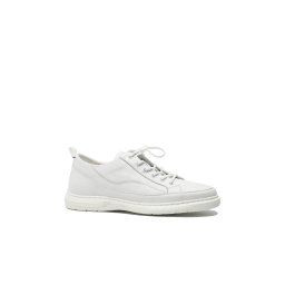 Pantofi sport Otter albi minimaliști, din piele naturală OTR50006-41 EU