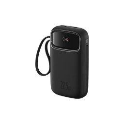 POWER BANK Baseus Qpow2 Dual-Cable- 20000mAh- PD 30 QC 30 225W- 1 x USB, 1 x Iphone Lightning, 2 x USB Type-C- digital display
