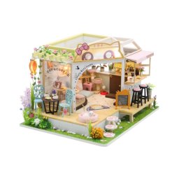 Children's casă Cafenea cu pisici și grădină 2Kids Toys 2xAAA