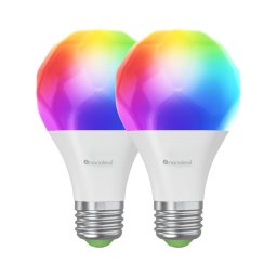 SET 2x bec LED RGBW dimabil Nanoleaf N7501B02-2A60E A19 E27/9W/230V 2700-6500K