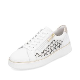 Pantofi dama sport, piele naturala, D2E03-80, alb