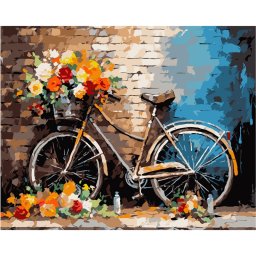 Set Pictura pe numere 40x50cm BICICLETA