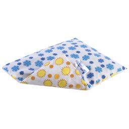 Medi Partners Thermofor with cherry seeds - Snowflakes sunflowers