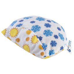 Medi Partners Children's cherry seed thermofor - Snowflakes sunflowers
