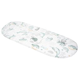 Medi Partners Fitted sheet for stroller – cotton – Ocean
