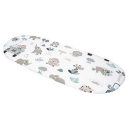 Medi Partners Fitted sheet for a stroller – cotton – Mint Zoo
