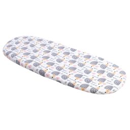 Medi Partners Fitted sheet for a stroller - cotton - Gray hedgehogs