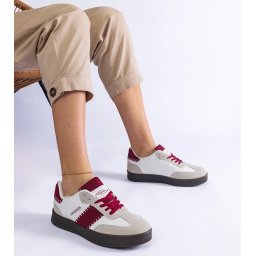 D/CEO White trainers Justar