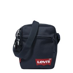 LEVI'S ® Geantă de umăr 'Small Banana Sling - Wordmark' bleumarin / roși aprins / alb