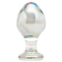 Rimba Zelda - dop anal din sticlă conic (transparent)