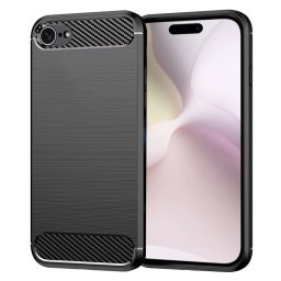 Husa Iphone 16e Techsuit carbon silicone
