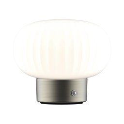 Lampă LED tactilă dimabilă de masă LATTE LED/1,8W/5V USB 2000 mAh crom/alb