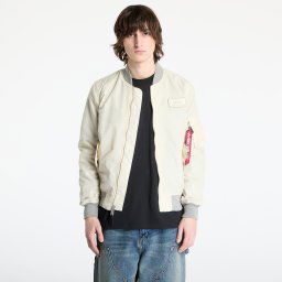 Jacheta Alpha Industries MA-1 TTC Two Tone Contrast Vintage White