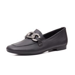 Pantofi dama casual, piele naturala, D0K09-00, negru