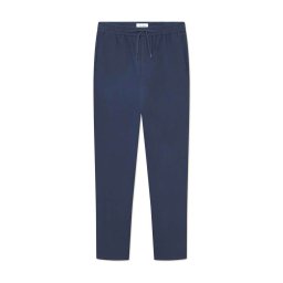 LES DEUX Pantaloni Como Tapered Textured Drawstring LDM501106 460460-dark navy